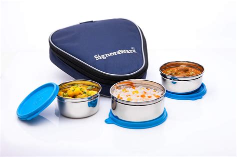 signoraware steel lunch box amazon|signoraware lunch box lowest price.